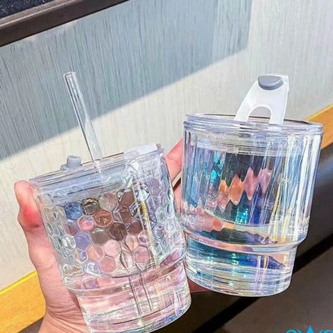 Cốc thủy tinh có nắp ( THÙNG 58C)