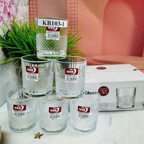 Bộ 6 cốc thủy tinh