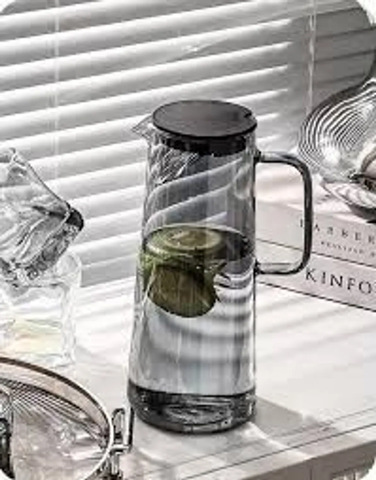 Bình nước thủy tinh chịu nhiệt Deli Glassware