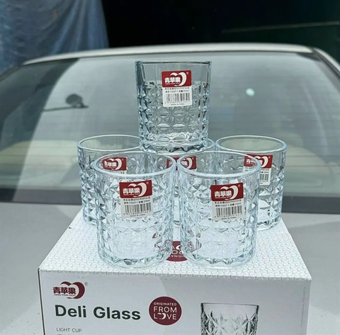 Bộ Cốc Thủy Tinh Giả Tiệp DELI (THÙNG 12B)
