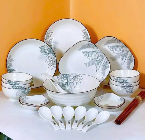 Bộ Bát Đĩa Sứ