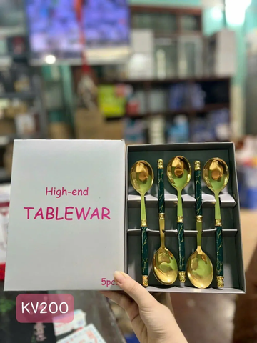 Bộ Muỗng Thìa Cao cấp bằng thép không gỉ