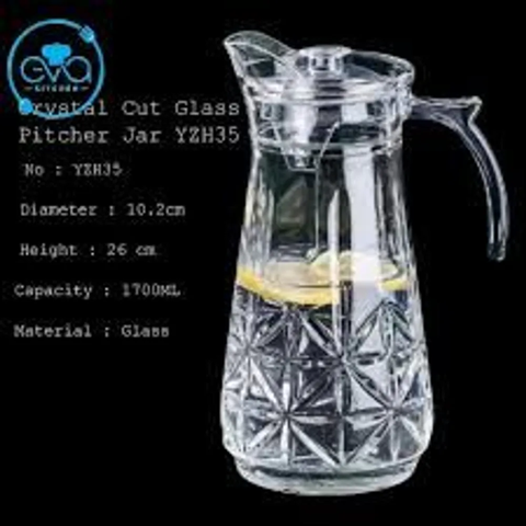 CA THỦY TINH ĐỰNG NƯỚC 1.7L- BÌNH THỦY TINH ĐỰNG NƯỚC 1,7L