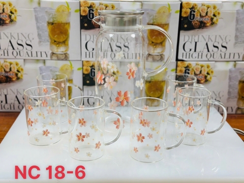 Bộ bình cốc thủy tinh