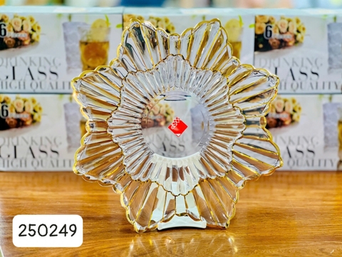 Đĩa hoa quả thủy tinh