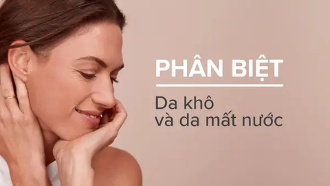 Da khô và da mất nước khác nhau như thế nào?