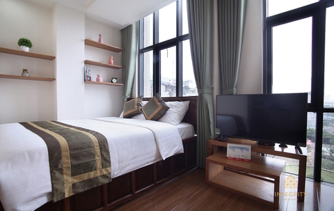 Cho thuê ngày căn hộ view quảng trường, Duy Tân, Cầu Giấy