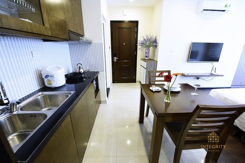Cho thuê ngày căn hộ Studio Hoàng Quốc Việt, Cầu Giấy