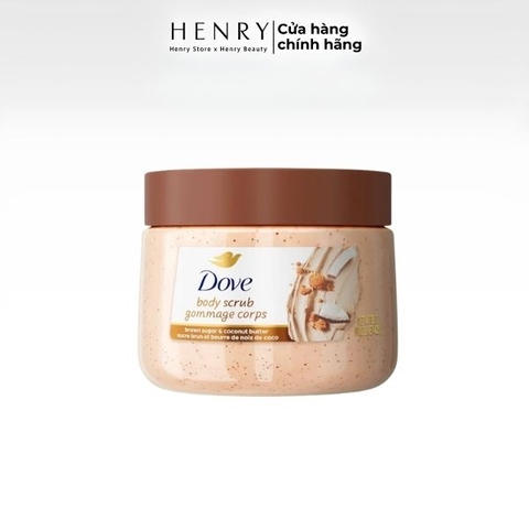 [Bản Mỹ] Tẩy Tế Bào Chết Dove Brown Sugar & Coconut Body Scrub 425g – Làm Mịn Da, Dưỡng Ẩm & Hương Dừa Thơm Ngọt