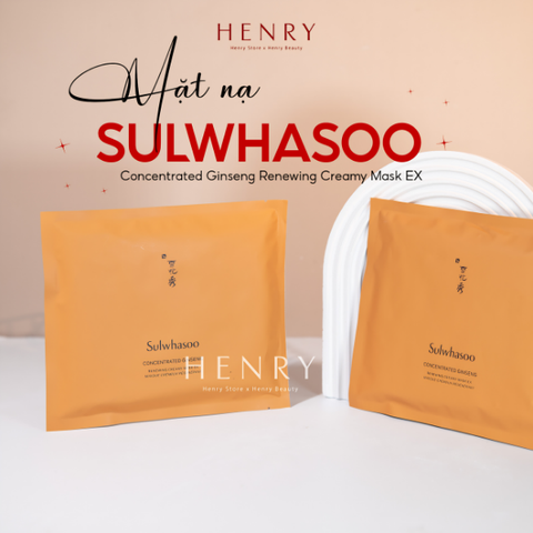 Mặt Nạ Sulwhasoo Concentrated Ginseng Renewing Creamy Mask EX 18g – Nuôi Dưỡng, Cấp Ẩm Và Hỗ Trợ Cải Thiện Độ Săn Chắc