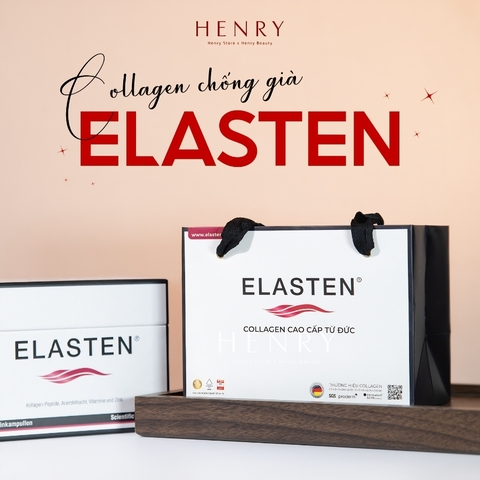 [Hàng Công Ty] Nước Uống Collagen Elasten Hộp 30 Ống x 25ml