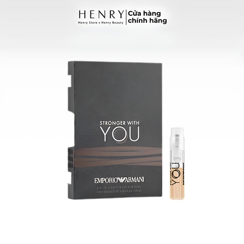 [Vial] Nước Hoa Emporio Armani Stronger With You Intensely EDP 1.2ml – Hương Gỗ Phương Đông Nam Tính, Cuốn Hút