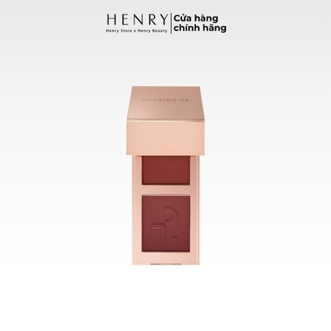 [Fullbox - Mini] Phấn Má Hồng Patrick Ta She Knows Who She Is 2.6g – Má Hồng Duo Kem & Phấn Tạo Hiệu Ứng Tự Nhiên