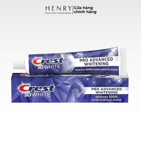 [Tuýp] Kem Đánh Răng Crest 3D White Pro-Health Advanced Whitening