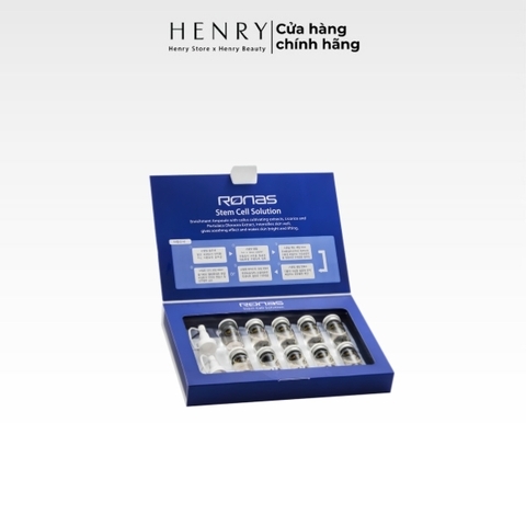 Set Serum Tế Bào Gốc Ronas Stem Cell Solution 5ml – Tinh Chất Chiết Xuất Thực Vật Hỗ Trợ Chăm Sóc Da