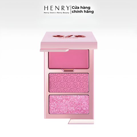 [Fullsize] Bảng Phấn Má Hồng ONE/SIZE Cheek Clapper 3D Blush Trio Palette – Bộ Ba Má Hồng Đa Hiệu Ứng Cho Gương Mặt Rạng Rỡ
