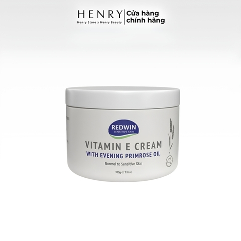 Kem Dưỡng Da Redwin Vitamin E Cream 330g – Dưỡng Ẩm, Làm Mềm Da Và Hỗ Trợ Cải Thiện Da Khô Ráp