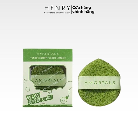 [Hàng Công Ty] Mút Rửa Mặt Amortals Cao Cấp Loại 1 Mút Làm Sạch Sâu & Massage Da Mặt