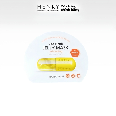 Mặt Nạ Banobagi Whitening – Vita Genic Jelly Mask Whitening Brightening & Tone Up 30g