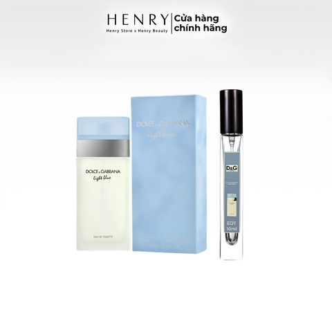 [Chiết 10ml] Nước Hoa Nữ Dolce & Gabbana Light Blue EDT – Hương Thơm Tươi Mát, Thanh Lịch & Nữ Tính