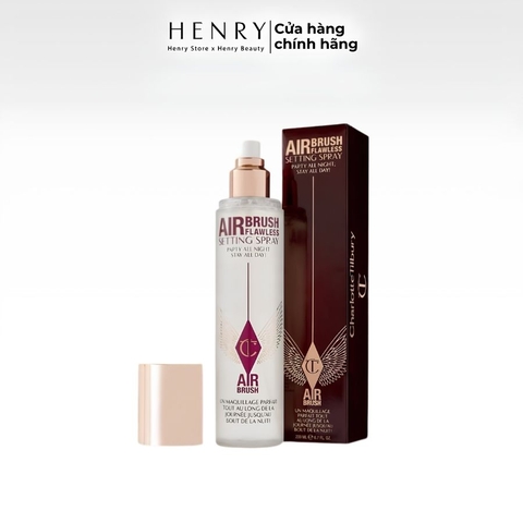 (34ml) Xịt Khóa Nền Charlotte Tilbury Airbrush Flawless – Giữ Nền Mịn Lì, Hạn Chế Xuống Tông