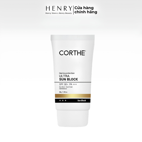 Kem Chống Nắng Corthe Dermo Protection Ultra Sun Block SPF50+ PA+++ 50g – Bảo Vệ Da Toàn Diện, Dịu Nhẹ Cho Mọi Loại Da