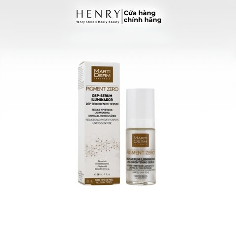 MartiDerm Pigment Zero DSP Serum Illuminator 30ml – Serum Làm Sáng Da, Hỗ Trợ Mờ Đốm Nâu Và Đều Màu Da