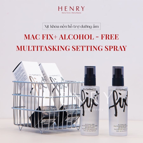 Xịt Khóa Nền Hỗ Trợ Dưỡng Ẩm MAC Fix+ Alcohol-Free Multitasking Setting Spray 100ml