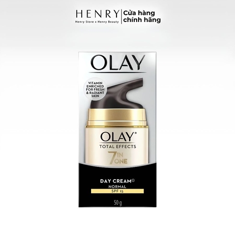 [Hàng Công Ty] Kem Dưỡng Ban Ngày Olay Total Effects UV 50g – Dưỡng Ẩm, Chống Lão Hóa 7 Trong 1 Kèm SPF15