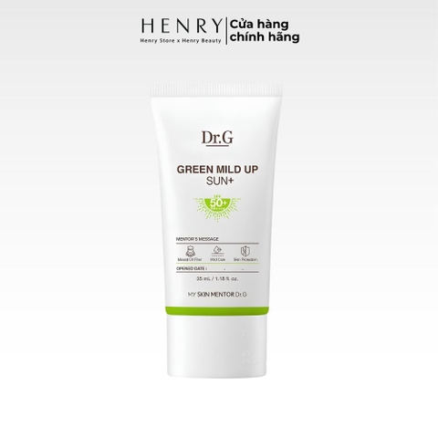 Kem Chống Nắng Dr.G Green Mild Up Sun+ SPF50+ PA++++ 50ml