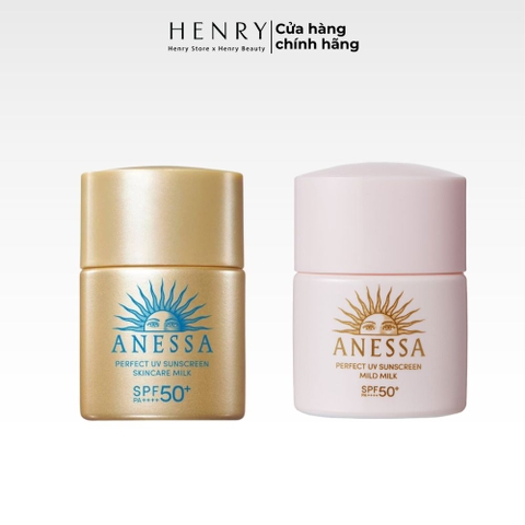 [Mini 12ml] Sữa Chống Nắng Anessa Perfect UV Skincare Milk / Mild Milk Bảo Vệ Toàn Diện Cho Mọi Loại Da