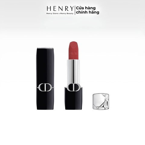 Son Dior Rouge Velvet #720 Icone 1.5g – Sắc Đỏ Hồng Đất Thanh Lịch, Chất Lì Mịn Như Nhung