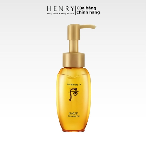 Dầu Tẩy Trang Đông Y Làm Sạch Sâu Giữ Ẩm Lâu Whoo Vàng Gongjinhyang Cleansing Oil 50ml