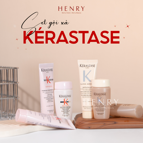 Set Gội Xả Kérastase Genesis Mini Size 30ml x 2 – Hỗ Trợ Giảm Gãy Rụng, Nuôi Dưỡng Tóc Chắc Khỏe