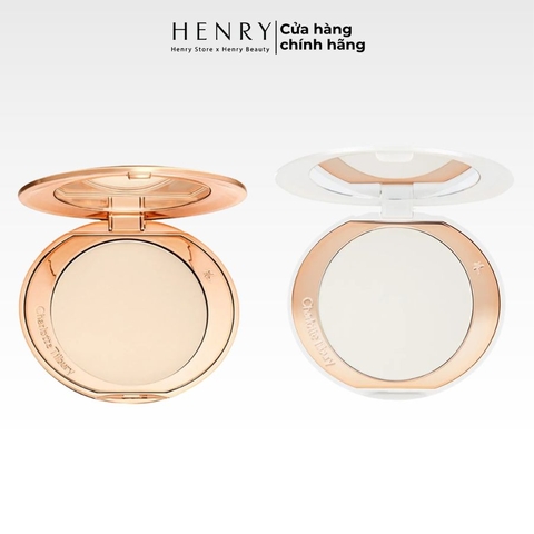 Phấn Phủ Kiềm Dầu Dạng Nén Charlotte Tilbury Airbrush Flawless Finish Powder Trang Điểm Tự Nhiên