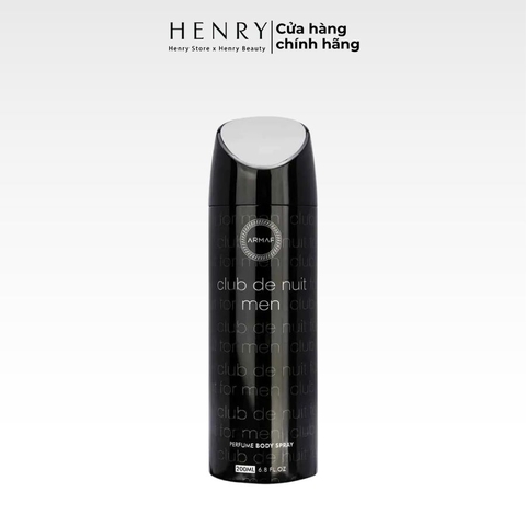 Xịt Thơm Toàn Thân Armaf Club De Nuit Intense Man Body Spray 200ml