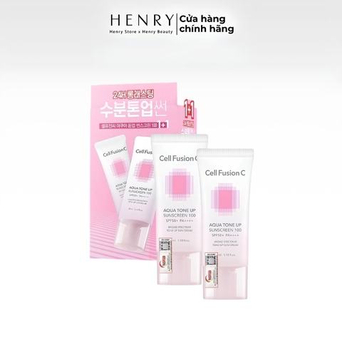Kem Chống Nắng Cell Fusion C Dark Spot Toning Sunscreen SPF50+ PA++++ 2x35ml Chính Hãng | Nâng Tông, Dưỡng Sáng & Mờ Thâm