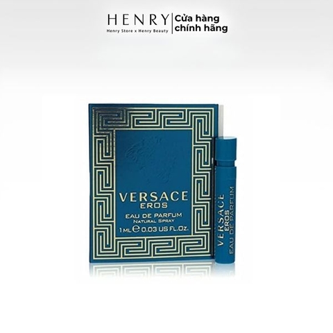 [Vial] Nước Hoa Versace Eros EDT 1ml – Hương Thảo Mộc Nam Tính, Cuốn Hút & Mạnh Mẽ