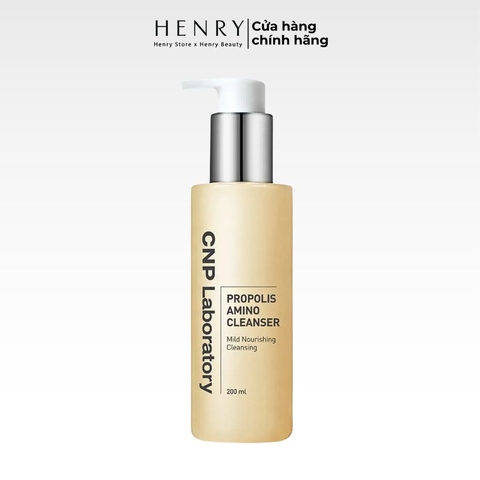 Sữa Rửa Mặt Keo Ong Làm Sạch Da CNP Laboratory Propolis Amino Cleanser 200ml