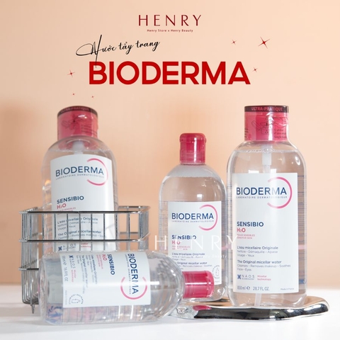 [XT] Nước Tẩy Trang Bioderma Sensibio H2O Micellar Water 850ml