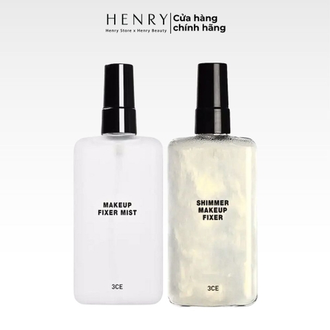 Xịt Khóa Nền Trang Điểm 3CE Makeup Fixer Spray
