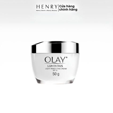 Kem Dưỡng Ngày Olay Luminous Light Perfecting Cream SPF15 PA++ 50g – Dưỡng Sáng, Cấp Ẩm & Bảo Vệ Da Ban Ngày