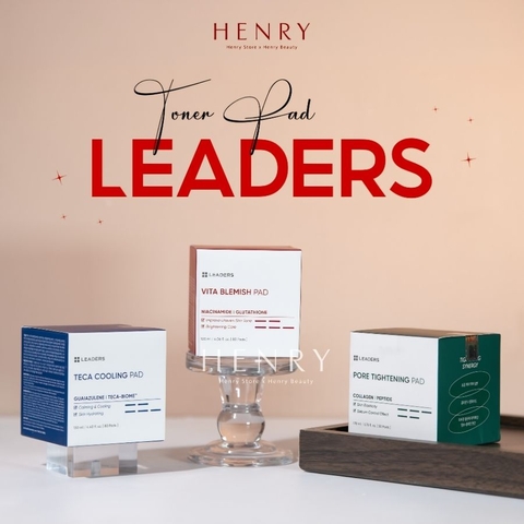 [Hàng Công Ty] Toner Pad Leaders 130ml (80 Miếng) – TECA Cooling & Vita Blemish Chính Hãng Hàn Quốc