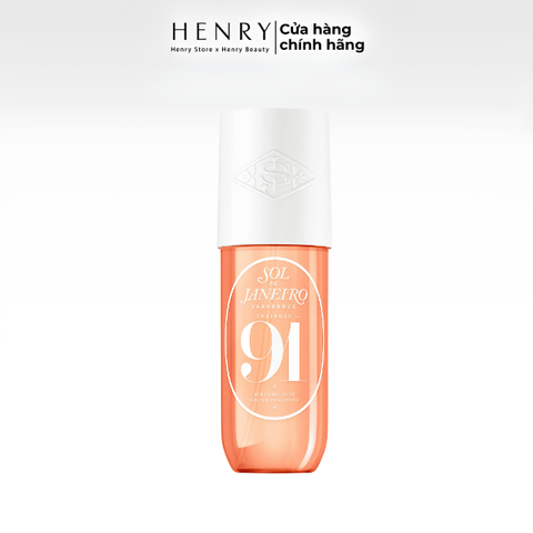[Hàng Xách Tay] Xịt Thơm Tóc & Body Sol de Janeiro Cheirosa 91 Rosa Charmosa 90ml – Hương Hoa Hồng Thanh Lịch, Nữ Tính