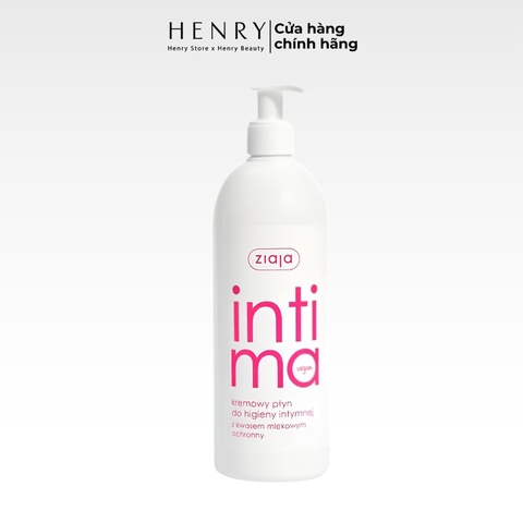 [Chai Vòi] Dung Dịch Vệ Sinh Phụ Nữ Intima Ziaja Hồng 500ml Dịu Nhẹ & Kháng Viêm