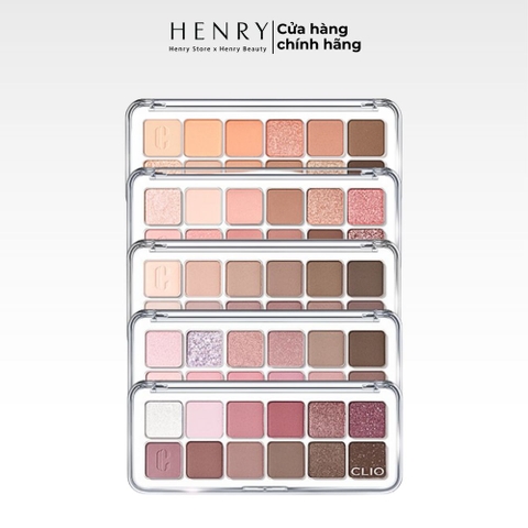 Bảng Phấn Mắt Clio 12 Ô Pro Eye Palette Air 7.2g