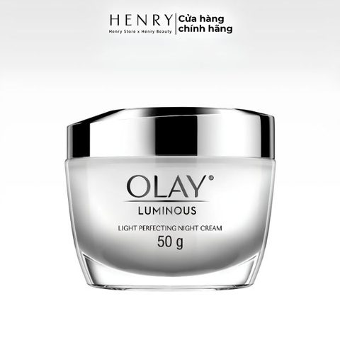 Kem Dưỡng Đêm Olay Luminous Light Perfecting Night Cream 50g – Dưỡng Sáng, Cấp Ẩm & Hỗ Trợ Làm Đều Màu Da