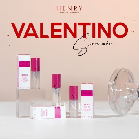 Son Kem Bóng Valentino Puffer Gloss 3.9ml – Hiệu Ứng Glass Lips Căng Mọng, Lấp Lánh