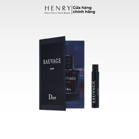 Vial Nước Hoa Nam Dior Sauvage EDP 1ml, Biểu Tượng Của Sự Nam Tính & Lôi Cuốn