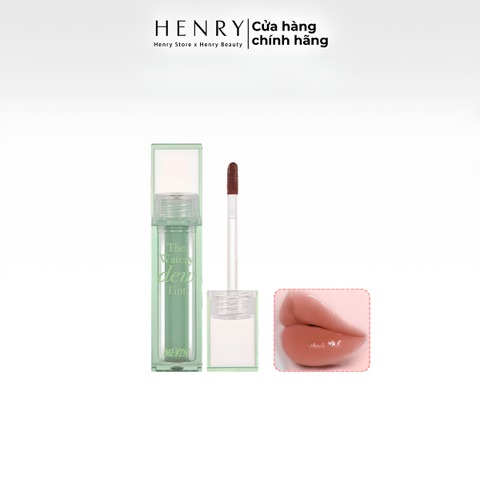 Son Tint Bóng Merzy The Watery Dew Tint #WD12 Benign Nude – Cam Nâu Trà Căng Mọng, Trong Trẻo Chuẩn Hàn